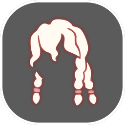 UI-发型-紫色挑染半扎发型.png