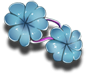 蓝色幸运草发饰.png