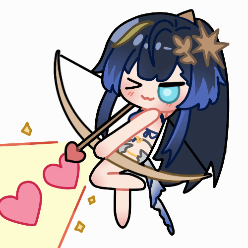 凯茜娅·发射爱心.gif