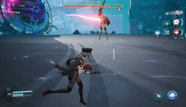 海底观测者二型机兵-弹幕攻击-曲射.gif