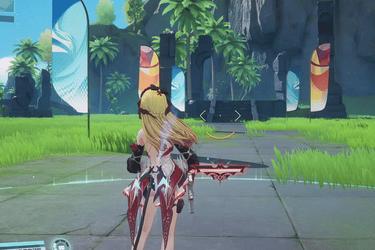 克罗瑞娜·绯月【爆发技：瑰色硝烟】演示.gif