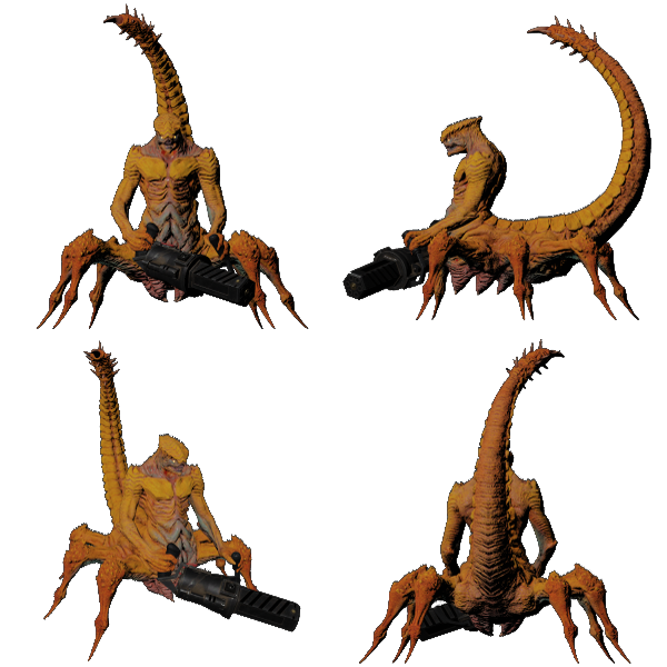 图鉴-英雄萨姆4-怪物配图-幼年蝎型人.png