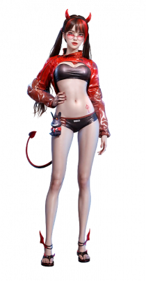 人物角色-皮肤-暴戾甜心 魅红夏泳.png