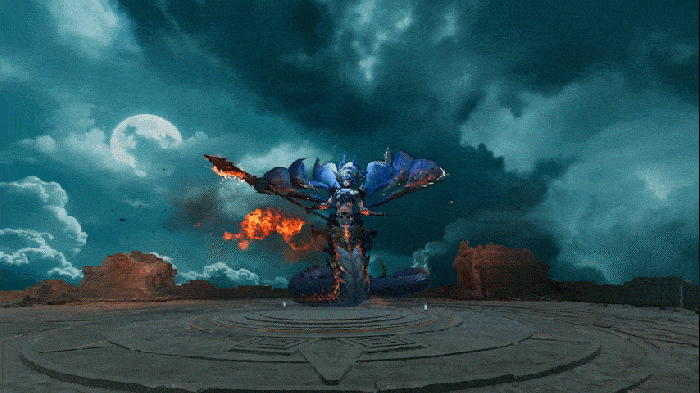 焚天羽蛇-挥斩.gif