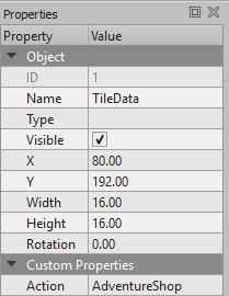 Modding - creating an XNB mod - Tiled tile properties pane.png