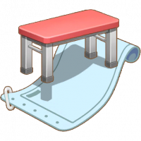 红色塑料餐桌图纸