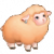 橙绵羊图标