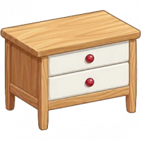 简约木制床头柜