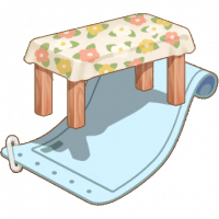 花布硬木餐桌图纸