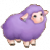 紫绵羊图标