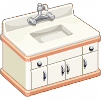 奶油布丁水槽柜