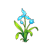 蓝兰花图标