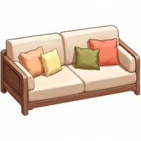 温馨简约双人沙发