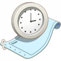 圆形机械挂钟图纸