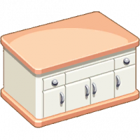 奶油布丁厨房地柜