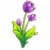 紫郁金香图标