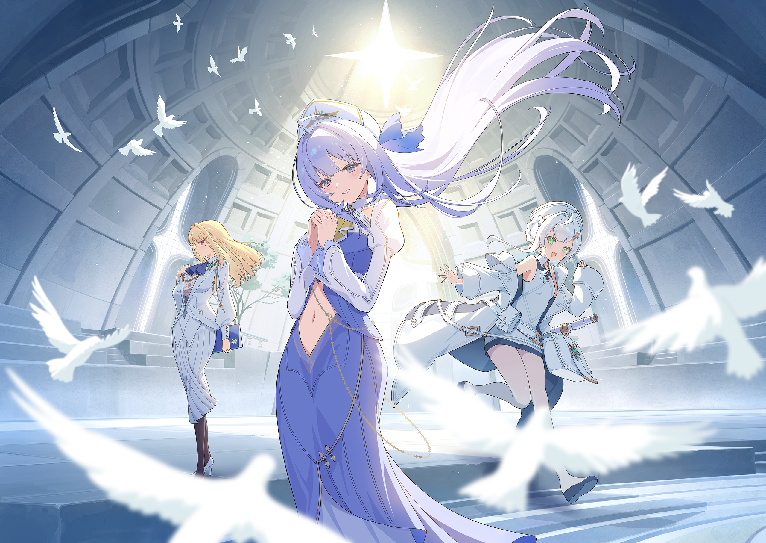 秘纹 原画 沐光祷告.png