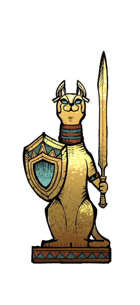 金猫战士雕像-无背景.png