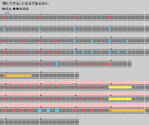 谱面 愛にできることはまだあるかい 简单.png