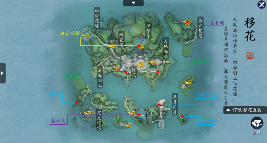 从零开始玩天刀手游全地图胜景录拍照点合集