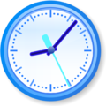 Wiki Icon Clock Blue.svg