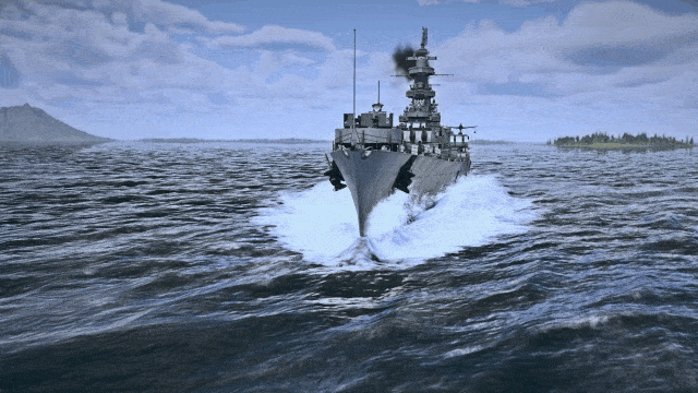 游戏资讯 阿拉斯加号大型巡洋舰 小视频.gif