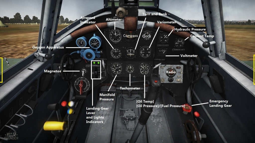 雅克-9T的仪表板
