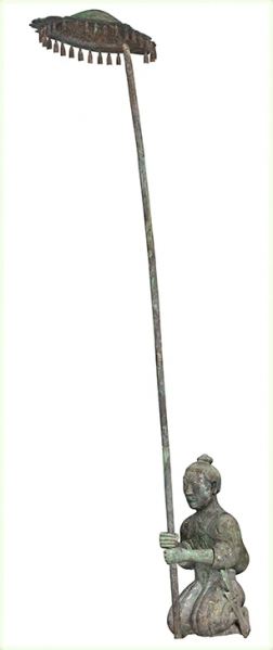 文件:昆明市博物馆-西汉执伞铜跪俑.png