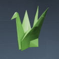 纪念 绿色的千纸鹤.png