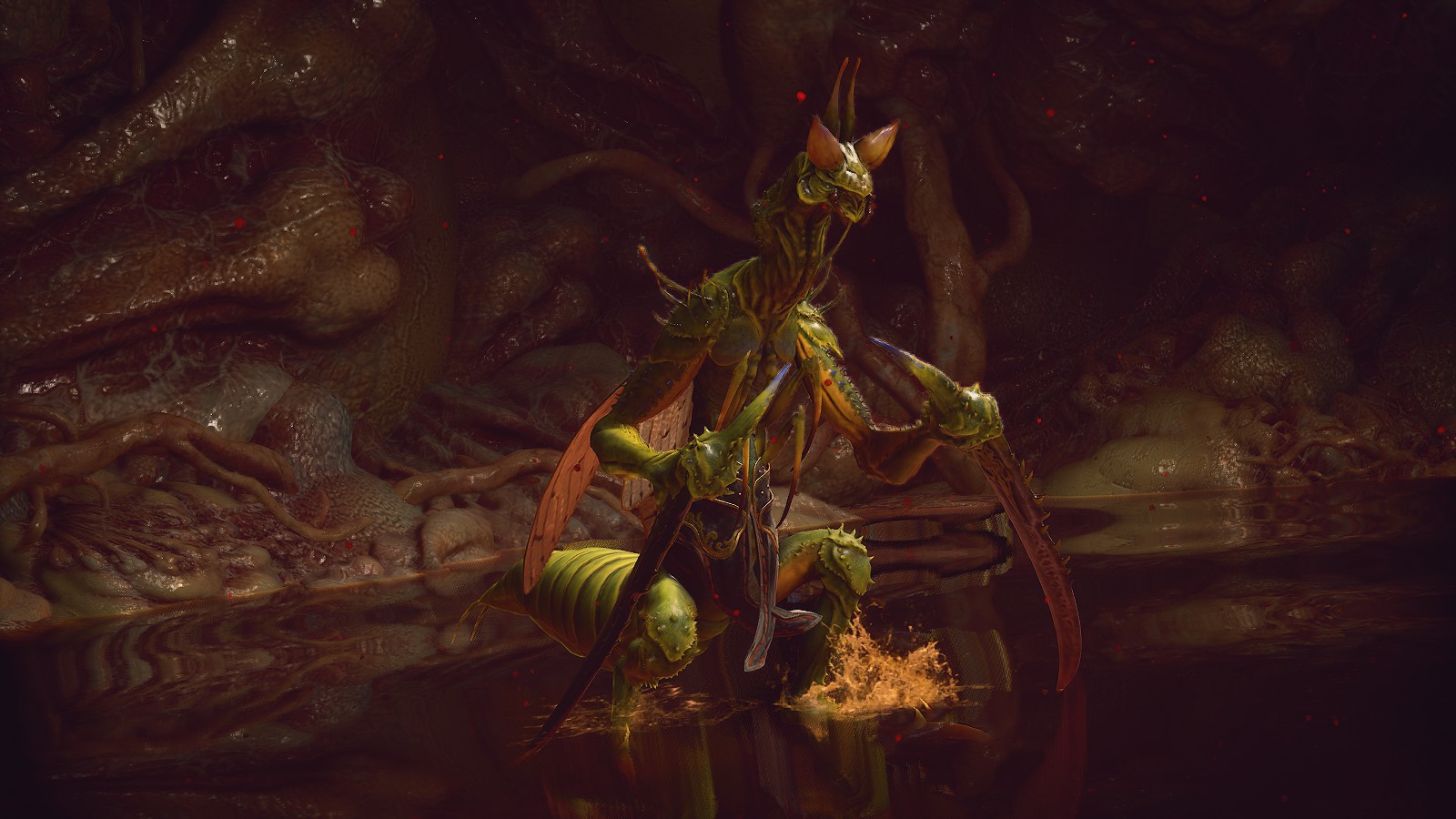 碧臂螂的其他形象