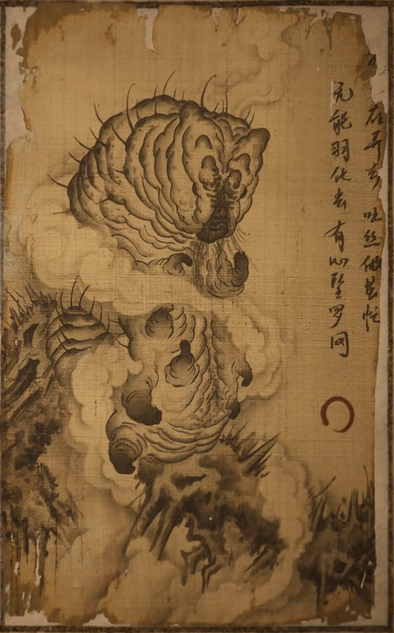 琴螂幼虫的主要形象