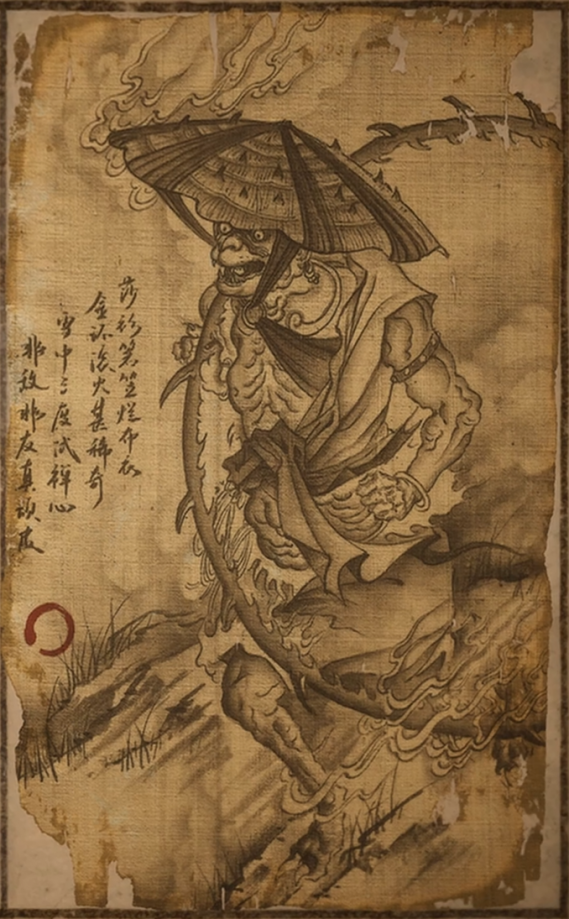 翠笠武师的主要形象