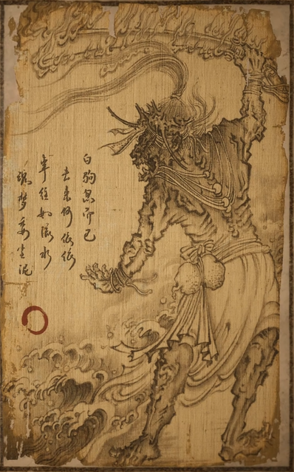 阴兵·黑脸鬼的主要形象