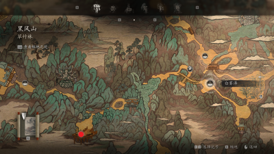 打坐处-黑风洞崖岸前-位置.png