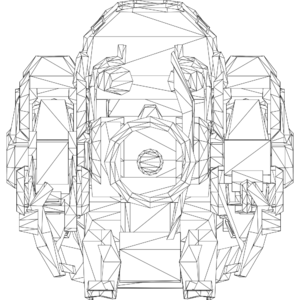Gepard LOD1 line top.svg