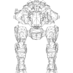 Scorpion LOD1 line front.svg