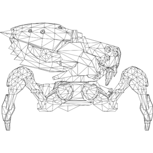 Arachnid Invader LOD1 line side.svg