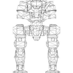 Leech LOD1 line front.svg
