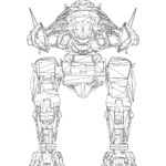 Pursuer LOD1 line front.svg