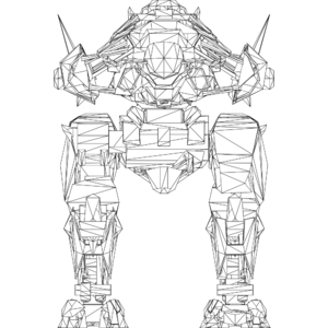 Pursuer LOD1 line front.svg