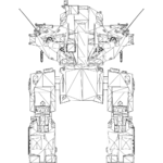 Rhino LOD1 line front.svg