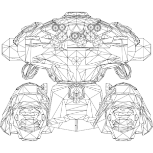 Sheriff Demeter LOD1 line front.svg