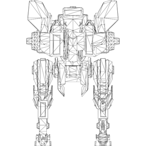 Strider LOD1 line front.svg