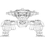 Ravager LOD1 line front.svg