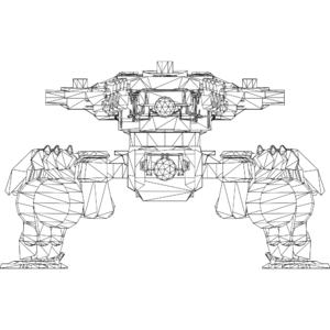 Ravager LOD1 line front.svg