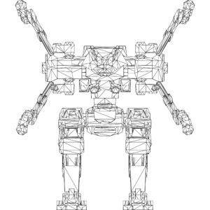 Ares LOD1 line front.svg
