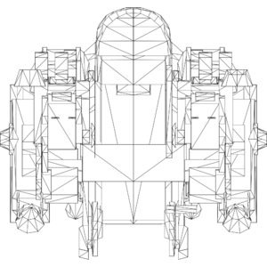 Papamobile Hawk LOD1 line top.svg