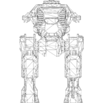 Gepard LOD1 line front.svg