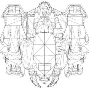 Leech LOD1 line top.svg