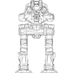 Destrier LOD1 line front.svg